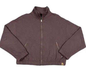 Tentree Jacket Womens Medium Zip Quilted Crop Outdoors Pockets Organic Cotton thumbnail 1