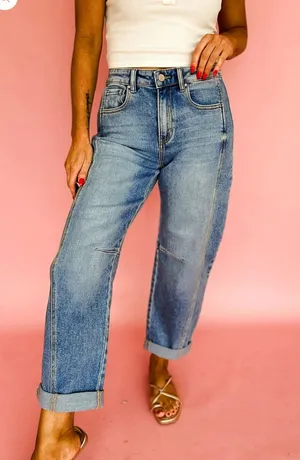 Boutique Barrel jeans thumbnail 1