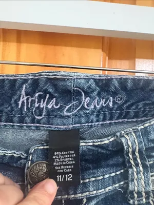 Ariya Jeans Size 12 Vintage Y2K Bootcut Studded Pocket Jeans thumbnail 3