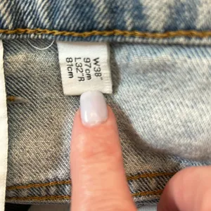 ASOS Collusion x005‎ Straight Leg Light Mineral Blue Wash Mom Jeans thumbnail 8
