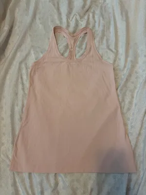 Lululemon light pink racer back tank top  thumbnail 6
