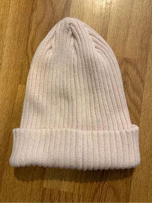 Adidas Light Pink Ribbed Knit Beanie thumbnail 2
