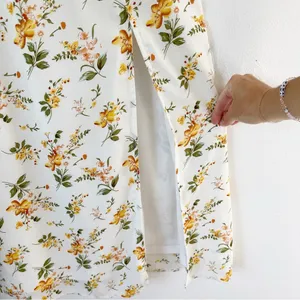 Petal + Pup Floral Lucas Tie Strap Midi Dress Sz 4 thumbnail 5