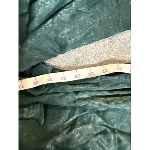 NWT Lulus Size Medium Let Me Entertain You Dark Green Satin‎ Wide-Leg Jumpsuit thumbnail 10