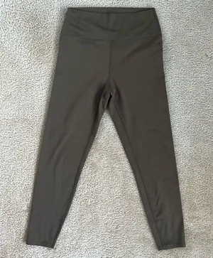 Sage Collective High Waisted Athletic Leggings in Brown Women’s Large thumbnail 2
