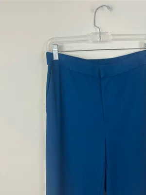 J. Jill Wearever Collection Straight-Leg Dress Pants Teal Blue Small Tall thumbnail 2