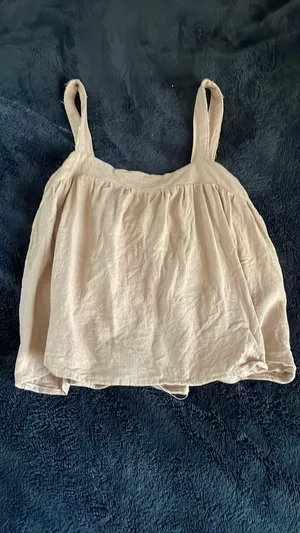 Amazon Set Summer Two-Piece Matching Women’s Linen Beige XS thumbnail 2