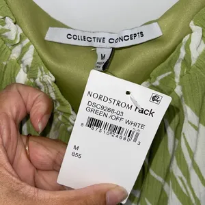 Collective Concepts‎ Womens Cami Midi Dress Lined Sleeveless Size Medium Green thumbnail 6