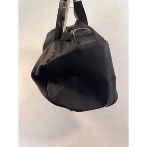 Halara Black Duffel Gym Bag Shoe Compartment Travel Weekend‎ Bag With strap NEW thumbnail 3