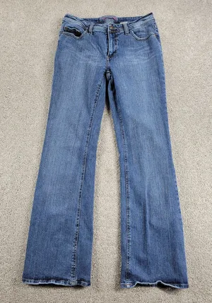 Vintage Faded Glory Womens Bootcut Jeans 8 Blue Medium Wash Mid Rise Denim Y2K thumbnail 1