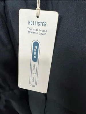 Hollister Women's Faux Fur-lined All-weather Puffer Jacket Black Large Warmest thumbnail 4