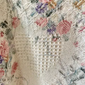 Quilted Heart Floral Long Sleeve Jacket Size L thumbnail 3