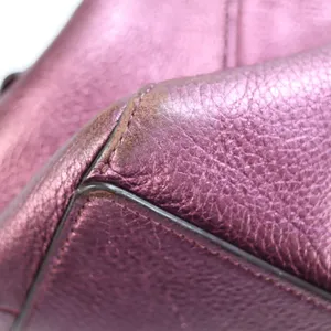 Coach Hallie Pebble Leather Shoulder Bag Metallic Berry F80271‎ Hobo Redefined thumbnail 13