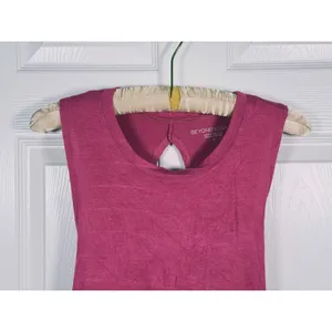 Beyond Yoga Wrap Around Tank Top Size Medium Berry Pink Pilates Barre Athleisure thumbnail 5