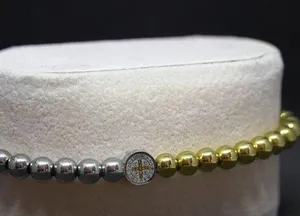 Stainless Steel Beaded Bracelet #7321 thumbnail 3