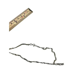 Boy charm necklace pendant 925 marking boy with overalls thumbnail 6