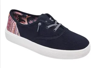 Hey Dude Conway Craft Linen Casual Sneakers from Finish Line, Navy, Size 7, NWT thumbnail 1