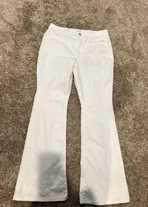 White Flare Jeans thumbnail 3