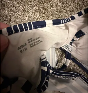 Aerie's Striped Scoop Bikini Top thumbnail 4