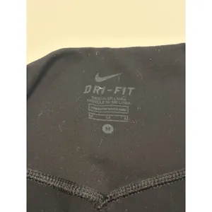 Nike Dri-Fit Womens Medium Black Gray Colorblock Leggings Running Athletic thumbnail 5