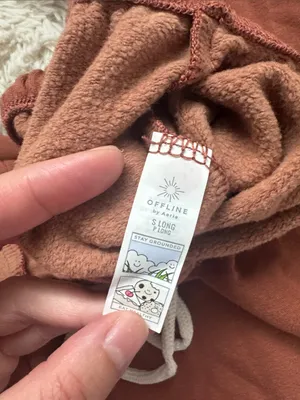 Aerie Offline Drawstring Wide Leg Lounge Pants thumbnail 4