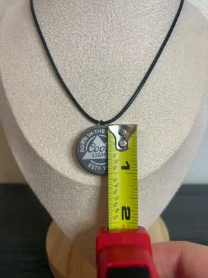 Handmade Coors Light Bottle Cap Necklace thumbnail 6