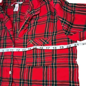 Victoria's Secret Red Plaid Pajama Set Sleepwear Women's Size‎ S thumbnail 7