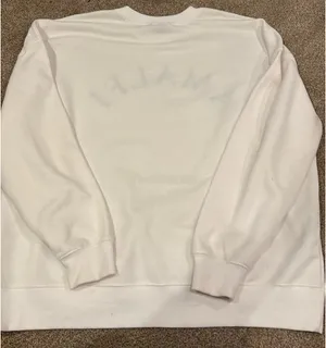 Wild Fable Amalfi white oversized crewneck thumbnail 2