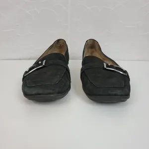 SOUL Naturalizer Lindsay‎ Womens Shoes Size 9 Black Suede Leather Slip On Flats thumbnail 11