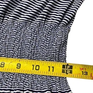 Lark + Grey Smocked Strapless Midi Casual Dress thumbnail 6