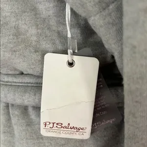 PJ Salvage Quilt Dreams Peachy Jersey Robe in Heather Grey , Large, Gray, NWT thumbnail 10