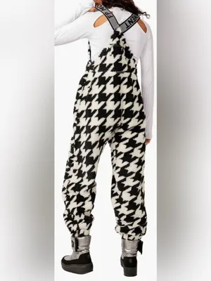 NEW Free People FP Movement Hit the Slopes Fleece Overall Sz S thumbnail 2