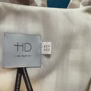 Anthropologie HD in Paris Gingham Print Short Sleeve‎ Belted Dress in Tan Size 4 thumbnail 6