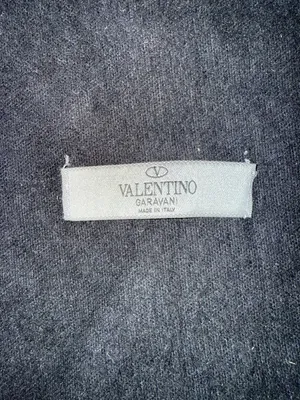 Valentino Garavani Large Black Dust Bag Drawstring Designer Storage Italy thumbnail 3