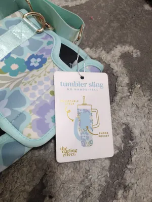 NEW the Darling Effect.Tumbler Sling Floral Neoprene Crossbody thumbnail 2