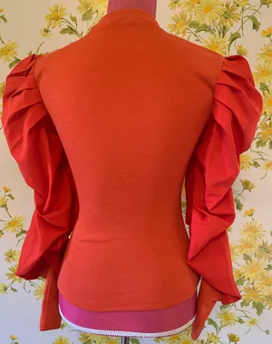 Long Puff Sleeves Top size S/M thumbnail 4