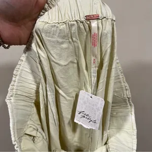 NWT Free people jogger pants hiking game day size medium Color:Sour Citrus women thumbnail 6