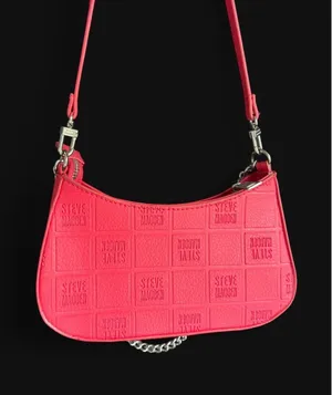 Steven By Steve Madden hot pink shoulder purse bag thumbnail 4