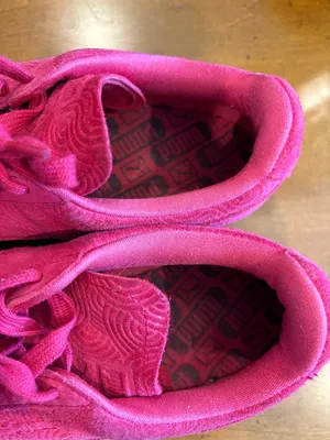 Puma Women's Suede Classic Sneaker Rose Red Fuchsia Pink Size 9 thumbnail 6