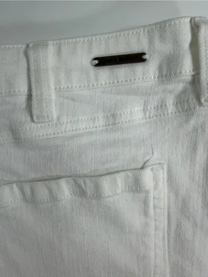 Carve‎ Designs coastal beach boho White Raw-Hem Y2K Denim Mini Skirt thumbnail 6