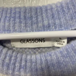 Glassons Blue Oversized Marbled Crewneck Sweater size Large thumbnail 3