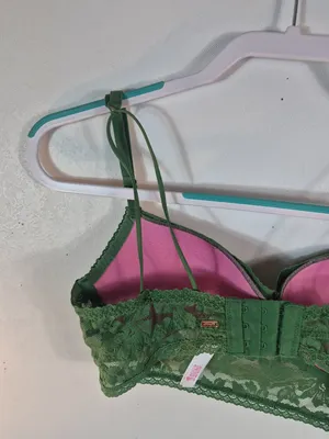 Pink Victoria's Secret Lace Push Up Bralette thumbnail 5