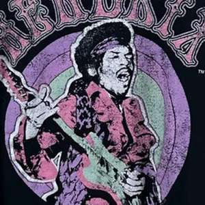 Jimi Hendrix Black Band Tee size XL thumbnail 6