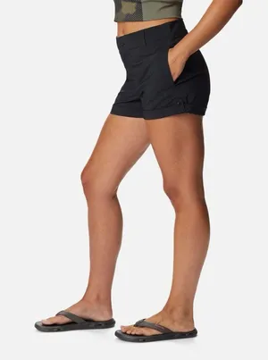 Columbia Shorts Women NWT OMNI-SHADE black new fishing hiking scouts outdoors thumbnail 5