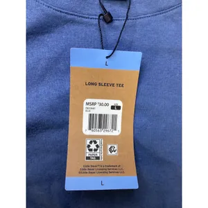 Eddie‎ Bauer Womens Long Sleeve Tee Blue Crew Neck EB010687 Size Large NWT thumbnail 4