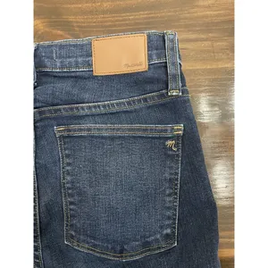 Madewell Jeans Womens 28T Blue 9" Highrise Skinny Raw Hem Button Fly Fade thumbnail 7
