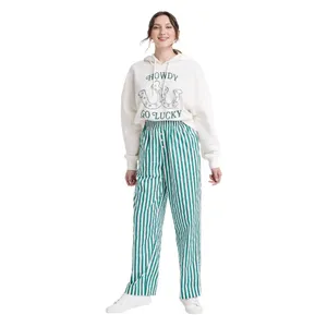 NWT Grayson Threads Patricks Day Striped Graphic Boxer Pants Green Stripe XXS thumbnail 3