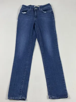 Levis Jeans Womens 28 Blue Classic Mid Rise‎ Skinny Stretch Denim Five Pocket thumbnail 1