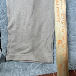 Alo Yoga Accolade Sweatpants Womens Medium Taupe Wide Leg Fleece Lounge Trousers thumbnail 6