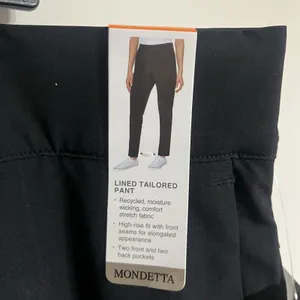 NWT‎ Women's Mondetta Lined Tailored Pants Athletic Pants Pockets Size 16 Black thumbnail 4